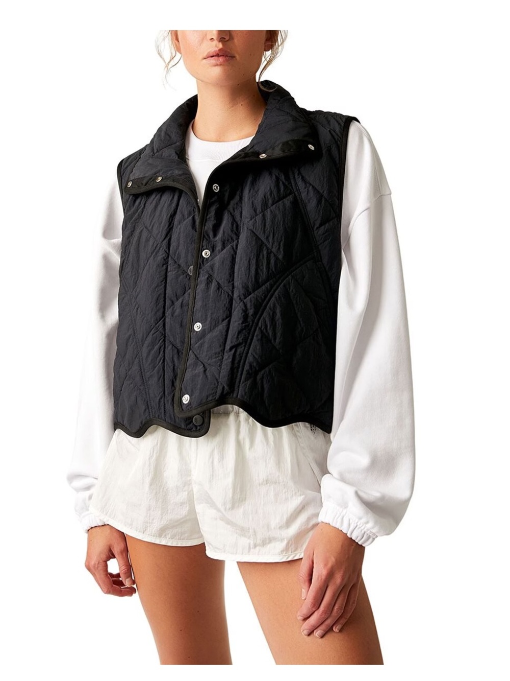 Free people Quinn quilted vest